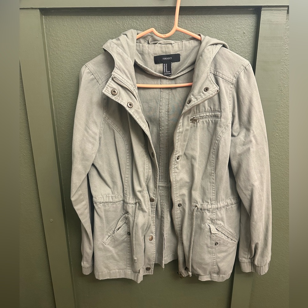 Women’s army green jacket